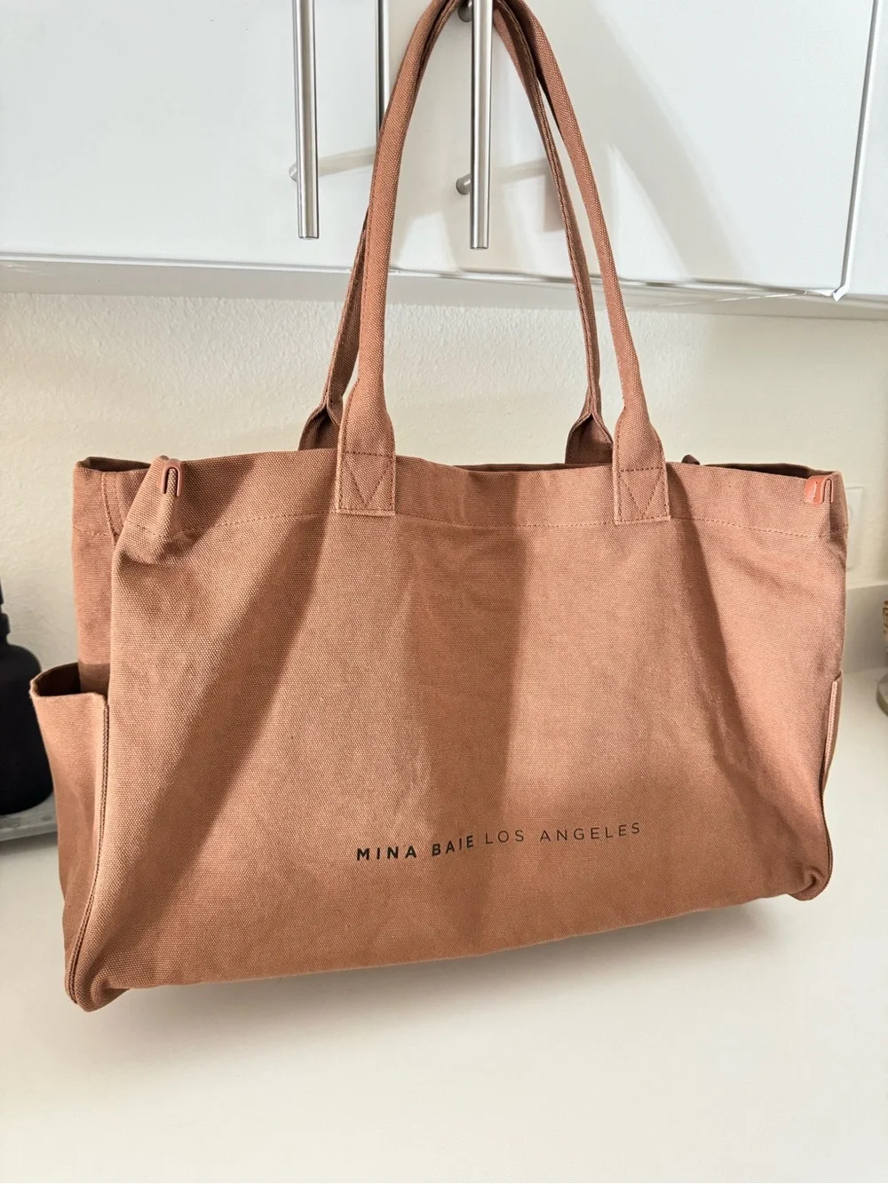 Mina Baie-Jude Full Canvas Tote Bag